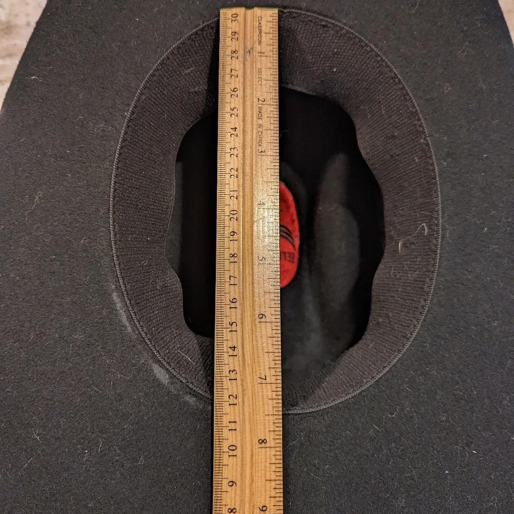 Resistol youth black wool cowboy hat